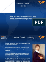 11-14yrs - Darwin - Darwins Observations - Classroom Presentation