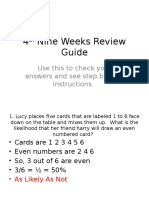 4th Nine Weeks Review Guide 2017