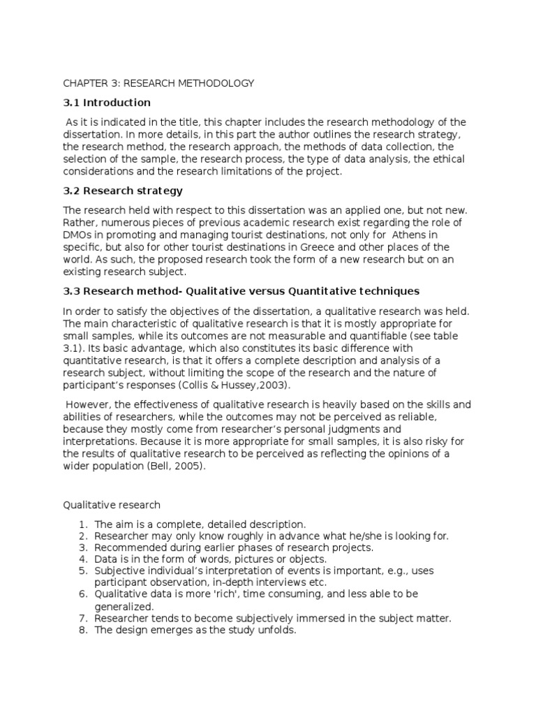 qualitative dissertation chapters