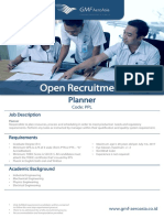 Open Recruitment: Planner