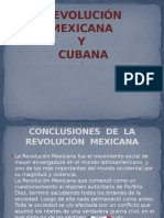 Revolucion Cubana y Mexicana
