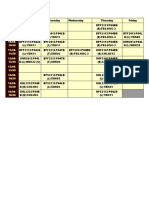 Jadual Kelas