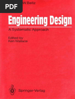 G Pahl W Beitz Engineering Design A Systematic Approach Springer 1977 Pdf