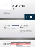 Ley 1150 de 2007 Colombia