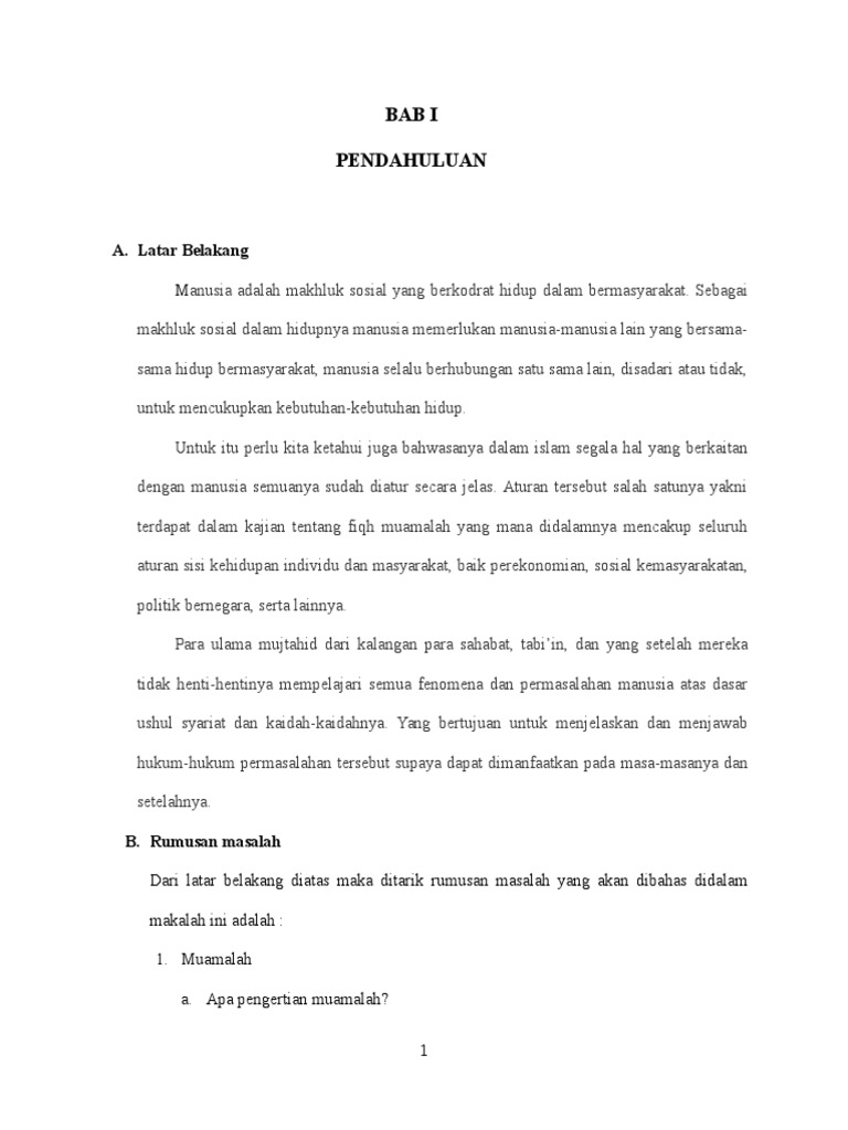 Makalah Fiqih Ibadah Dan Muamalah Guru Paud