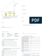 Fevereiro Matematica Numeração