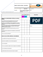 Questionnaire Sur Le Controle Interne