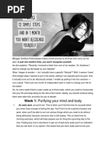 How To Change Your Life in 4 Weeks