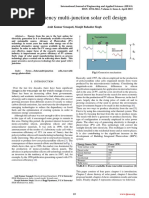 High Efficiency Multi-Junction Solar Cell Design: Amit Kumar Senapati, Manjit Bahadur Singh