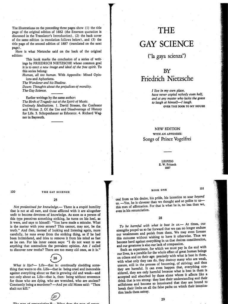 science Nietzsche notes gay