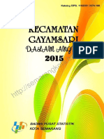 Kecamatan Gayamsari Dalam Angka 2015