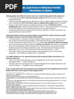 Safe, Legal Access To Marijuana Can Help Fight The Opioid Epidemic