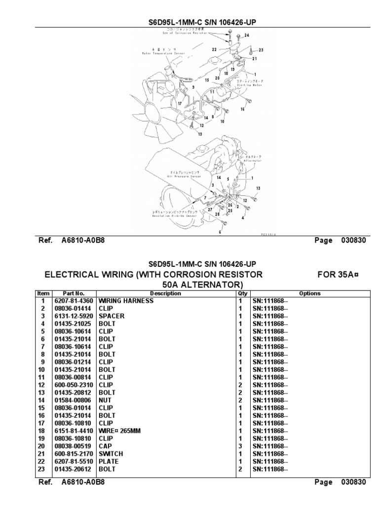 オーダー様用（koume0620ページ） Pc200-6 Custom Parts Book | PDF | Electrical Connector