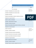 Calendario de Calculo Diferencial