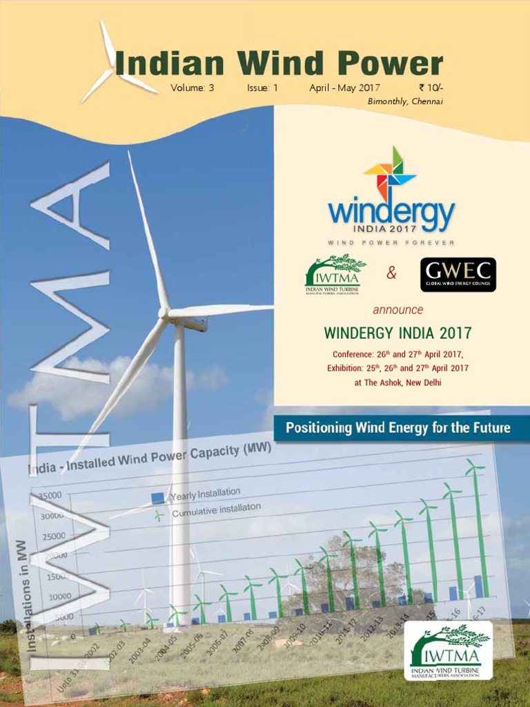 Indian Wind Power Magazine April May 2017 Cargo Wind Power