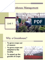 Greenhouse Management: Unit 1
