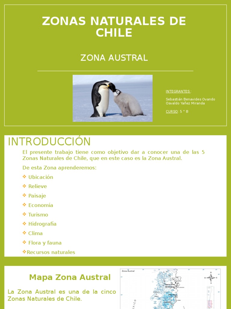 Zonas Naturales de Chile | PDF | Chile | Recursos naturales (general)