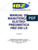 Manual Manutenção Eletro-Pnuemática HBZ 250LX PDF