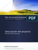 Plan de Proyecto Empresarial Modelo