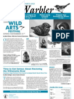 November 2009 Warbler Newsletter Portland Audubon Society