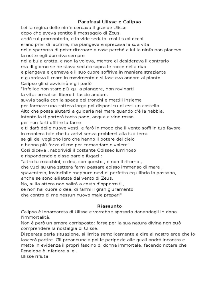 La Morte Di Orlando Parafrasi Pdf