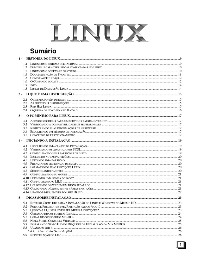 Manual de Linux Completo PDF | PDF