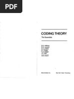 Coding Theory The Essentials-D G Hoffman