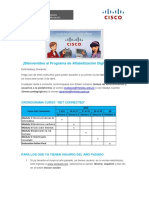 Instructivo para Uso de La Plataforma Cisco Netacad