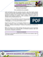 AA3 Evidencia Documentacion y Constitucion de Una Empresa PDF