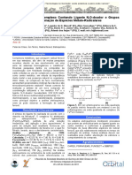 Caracterização de Complexo Contendo Ligante N, O-Doador e Grupos Que Estabilizam A Formação de Espécies Metalo-Radicalares