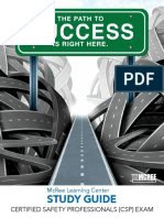 Certified Safety Professionals (CSP) Exam Study Guide