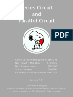 in series circuit the electric will flow through the wire in one way  when any one bulb is removed the electric cannot flow through and the circuit becomes opened which cause the other bulbs to go out as well  while  1   1 