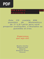 896 Questões de Matemática Do 4º Ao 9º Ano - WORD