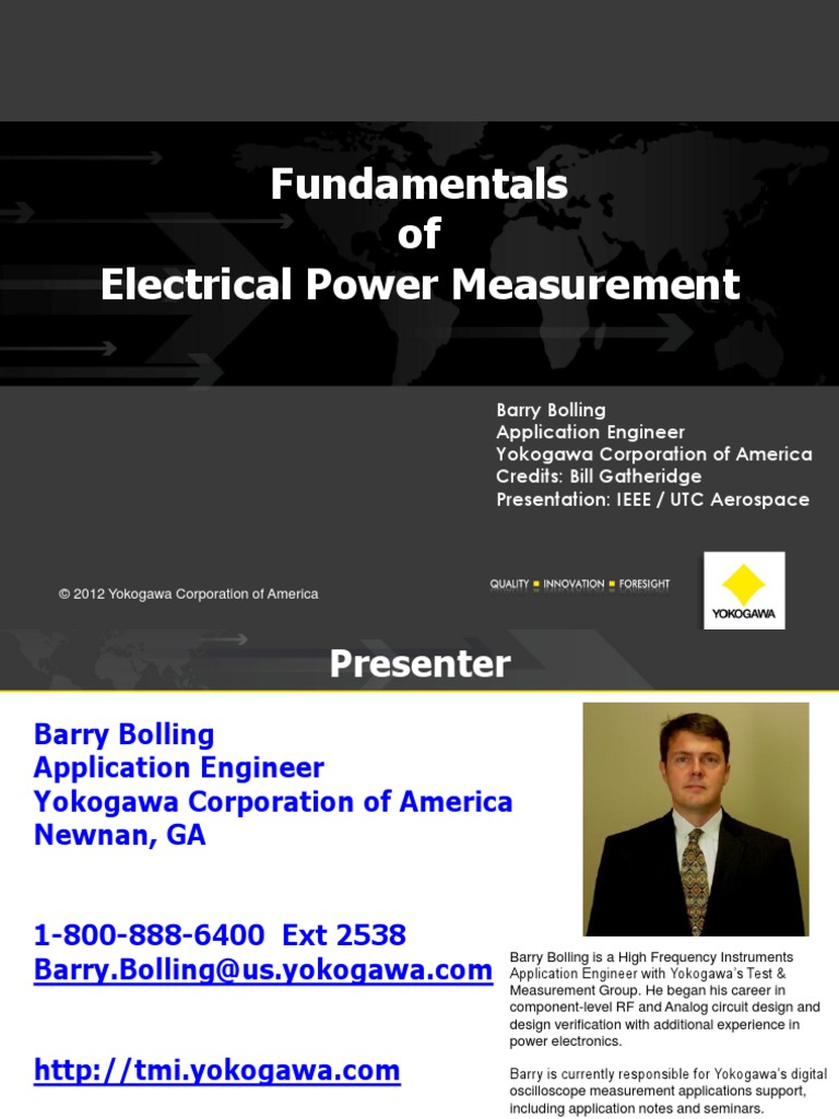 Fundamentals Electrical Power Measurement PDF | PDF | Amplitude ...