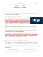 Statistics Sample Exam