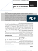 Global Incidence and Mortality Rates and Trends - An Update