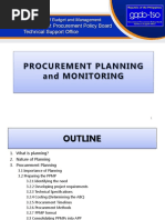 Procurement Planning & Monitoring (MADPAT)