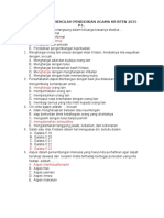 SOAL AGAMA KRISTEN 2015 Kelas Xii