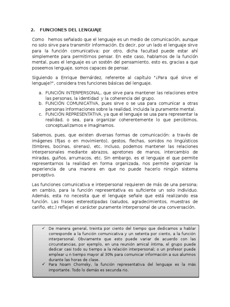 Funciones del Lenguaje y Ejemplos | PDF | Comunicación | Comunicación ...