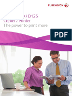 D95 D110 D125 Copier Printer Brochure