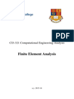 CI3-321: Finite Element Analysis