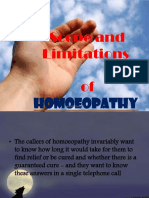 Scope Limitation Homeopathy