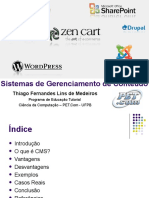 Sistemas de Gerenciamento de Conteúdo: Thiago Fernandes Lins de Medeiros