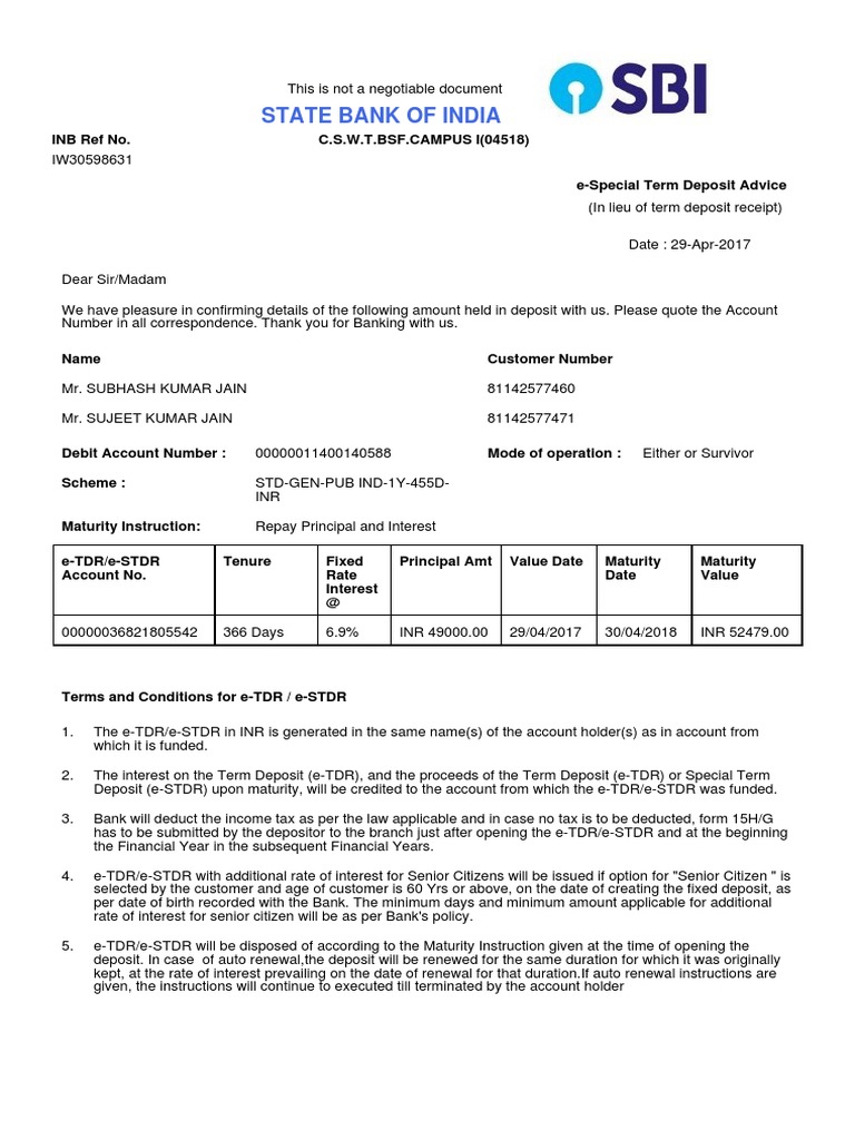 sbi fd.pdf Investing Government Finances