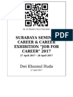 Surabaya Seminar Career & Career Exhibition "Job For CAREER" 2017