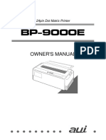 AUI BP-9000E Owner's Manual