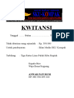 Kwitansi Pembayaran Iklan 350k