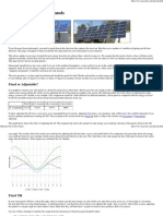Optimum Tilt of Solar Panels
