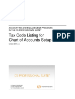 Tax Code Listing