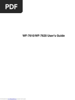 WF 7610 Manual PDF